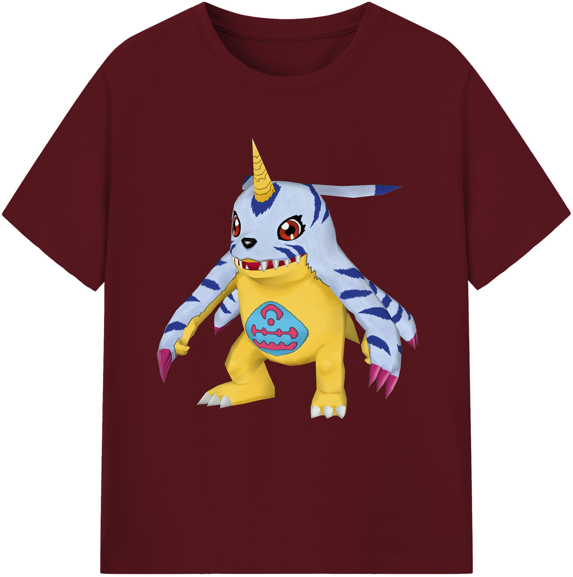 （画像用） Digimon デジタルモンスター/デジモン 綿100％半袖Tシャツ（フロントプリント）